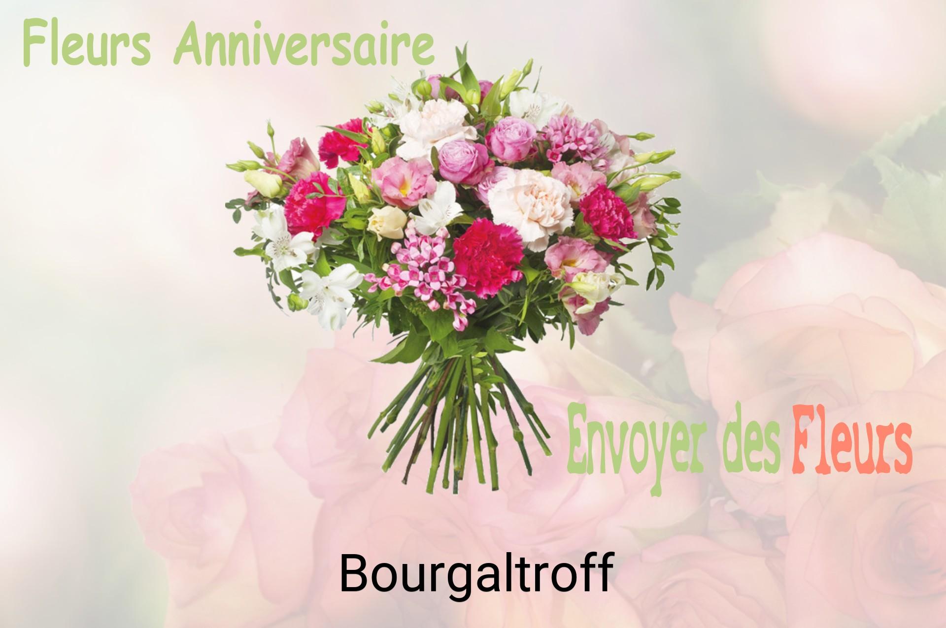 Bouquet de fleurs d’anniversaire livré à Bourgaltroff