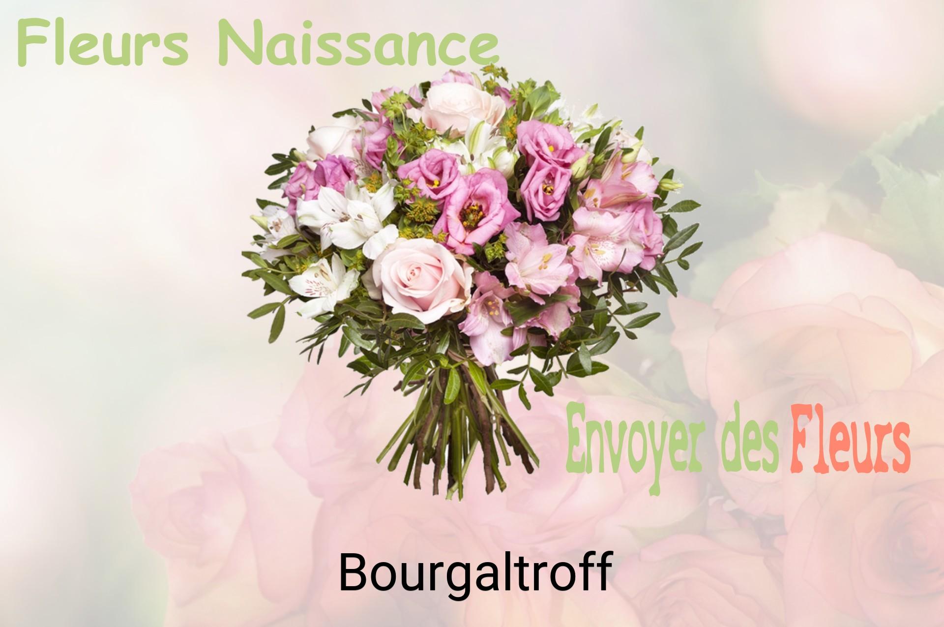 Bouquet de fleurs de naissance livré à Bourgaltroff